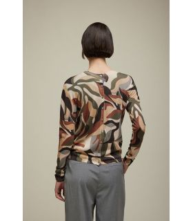 Cardigan Stampa Camouflage Double Use