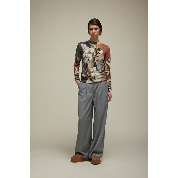 Cardigan Stampa Camouflage Double Use