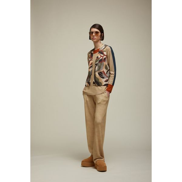 Gilet Scollo V Pattern Camouflage