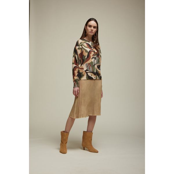 Giacca Lupetto Stampa Camouflage Double Use