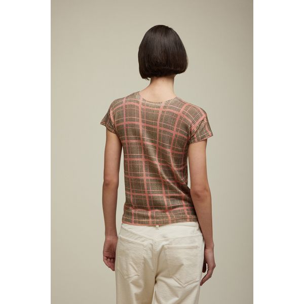 Twin set with Glen check pattern