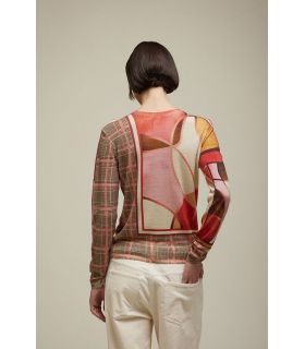 Maglia stampata Fantasia Principe Galles Double Use