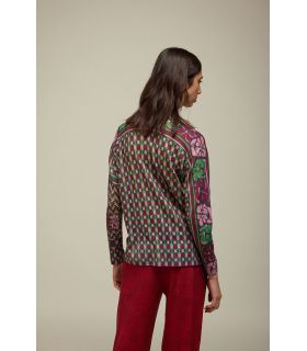 Maglia Scollo V Over Fantasia Cravatteria