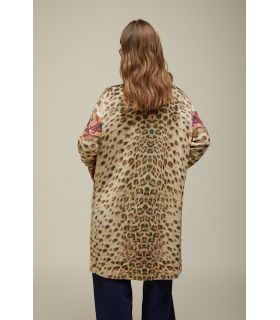 Cappotto tricot Stampa Animalier