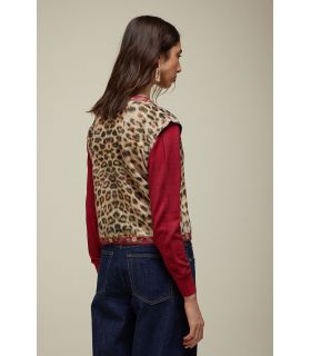 Vest with Animalier Pattern