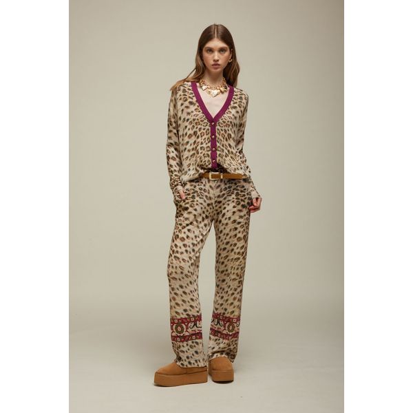 Pantaloni Pattern Animalier