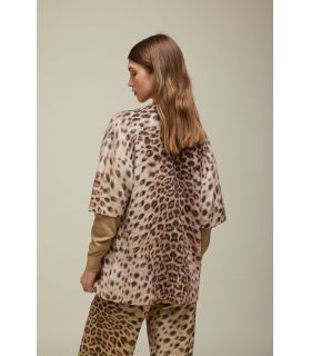 Cardigan a manica corta Fantasia Animalier