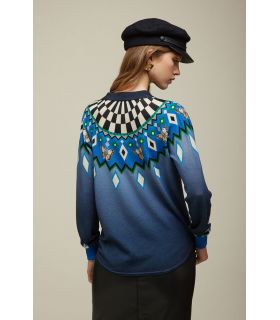 Knitted Shirt with Norwegian print