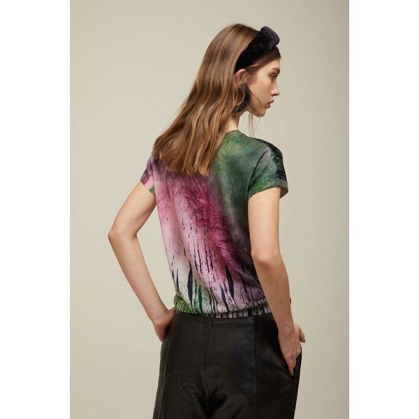 Kimono a manica corta Pattern Shaded Double Use