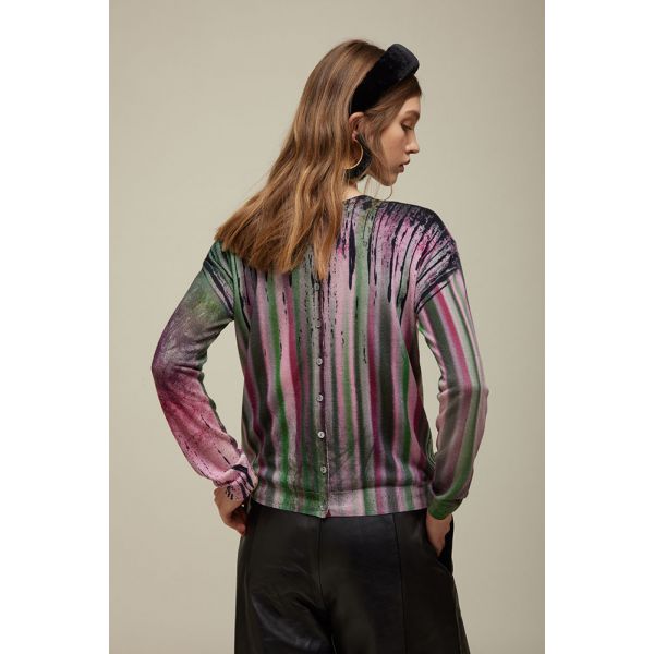 Cardigan Fantasia Shaded Double Use