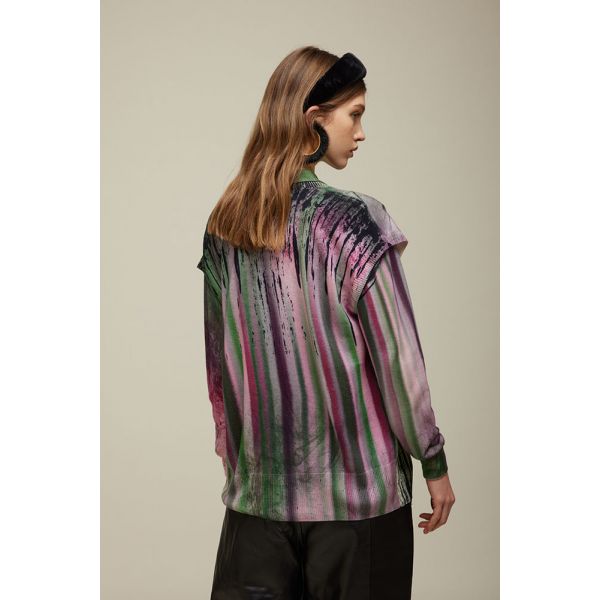 Gilet Scollo V Fantasia Shaded