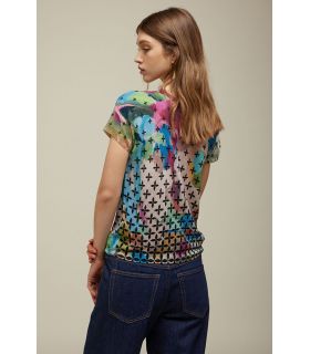 Kimono manica corta Pattern Art Double Use