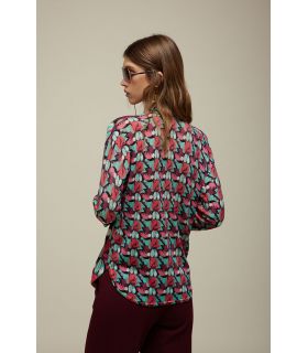 Flower pattern shirt