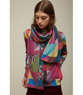 Sciarpa fantasia Patch e Flower