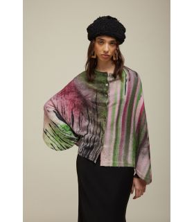 Poncho tricot stampa JEi'S Collezione Autunno Inverno 2025-2026