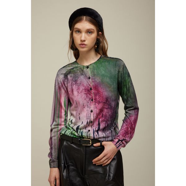 Cardigan Fantasia Shaded JEi'S Collezione Autunno Inverno 2025-2026