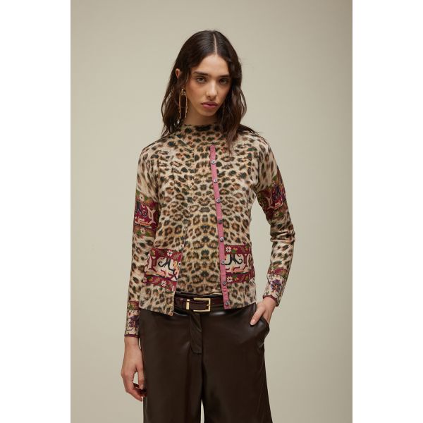 Twin Set with Animalier print (B221+B222) Double Use