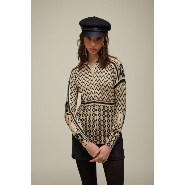 Blouse with Ties Pattern