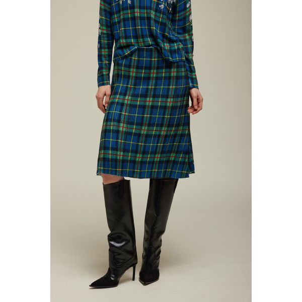 Kilt with Tartan print