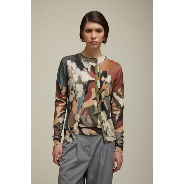 Twin set with Camouflage pattern