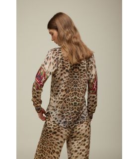 Camicia tricot Stampa Animalier