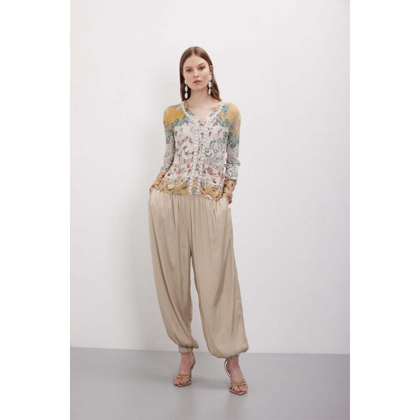 Giacca Chanel manica lunga in pattern Wallpaper