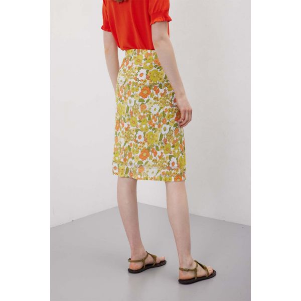 Gonna pointelle con motivo Seventy