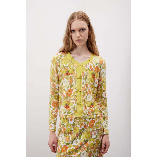 Giacca stile Chanel con motivo Seventy