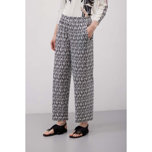 Pantaloni con stampa Liberty