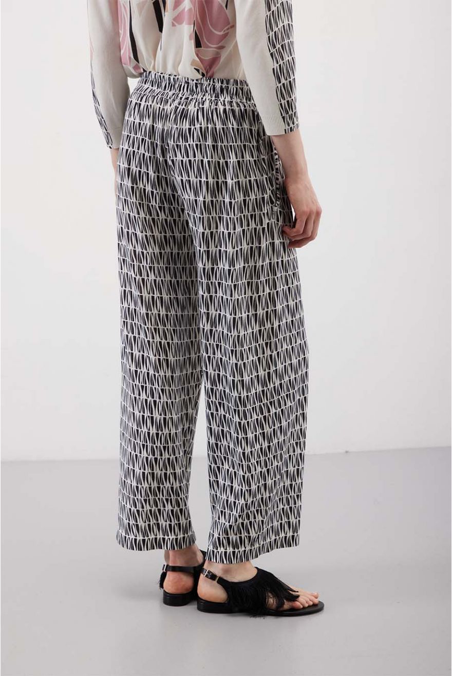 Pantaloni con stampa Liberty