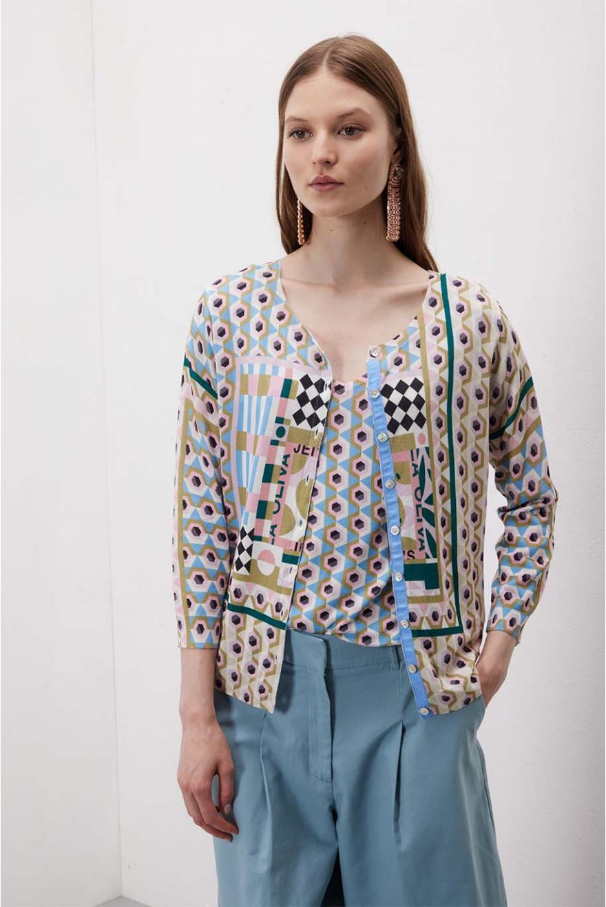 Twin set double use pattern Geometric