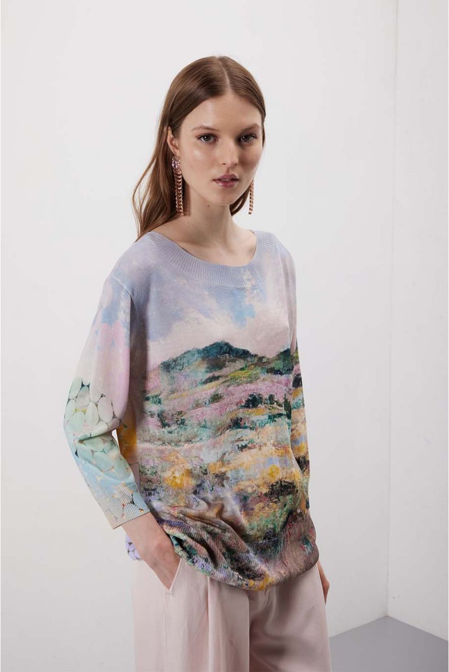 Maglia scollo barca over En Plein Air