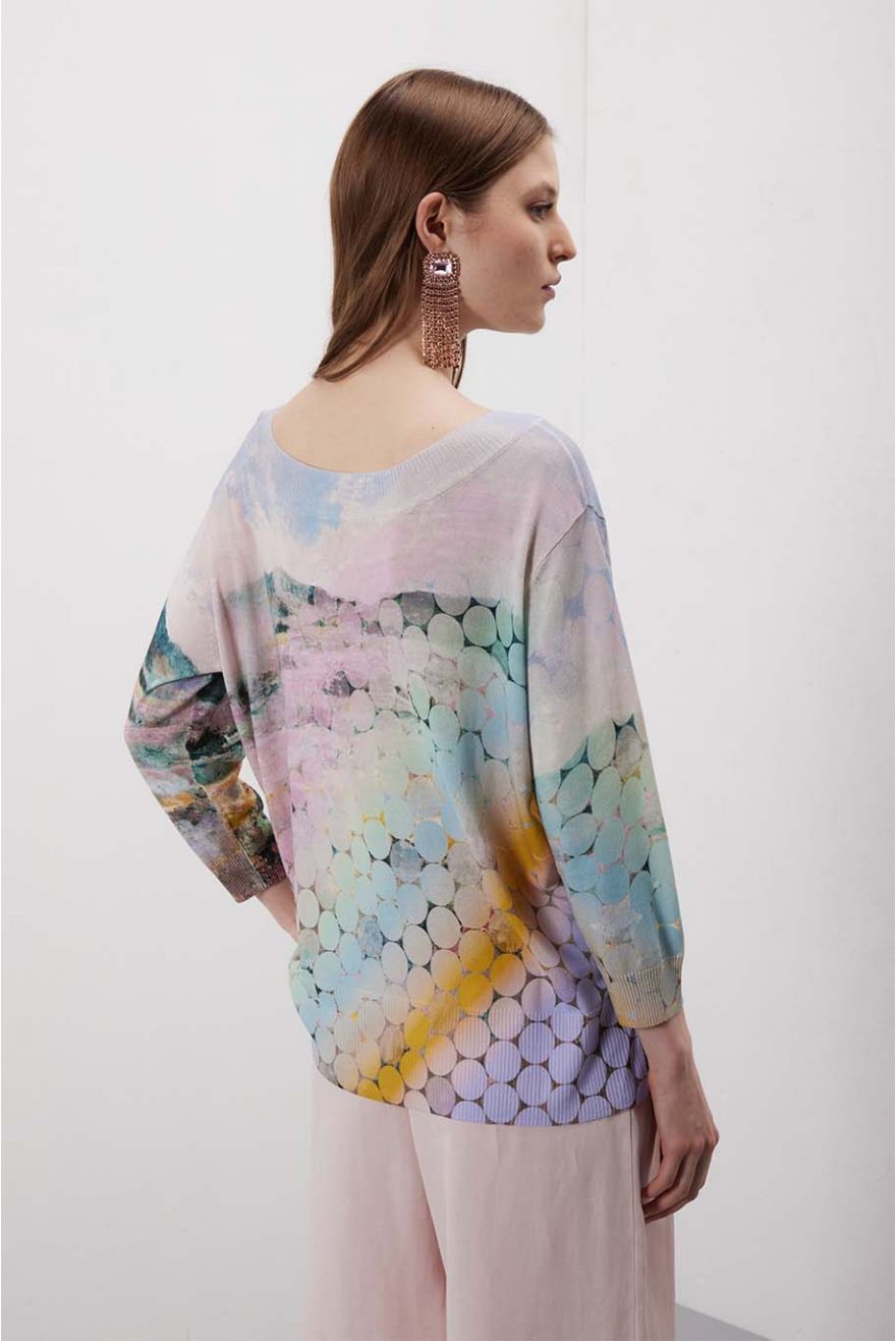 Maglia scollo barca over En Plein Air