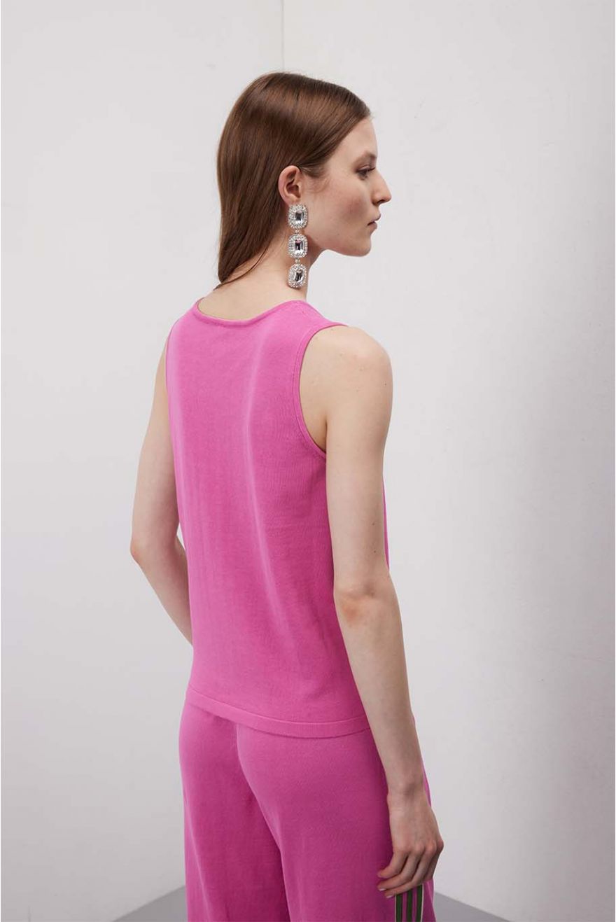 Canotta Sporty con applicazione