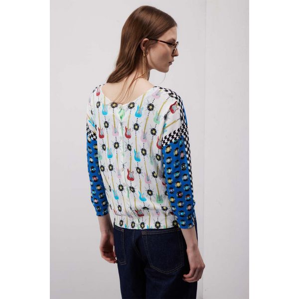 Twin set con stampa Rock