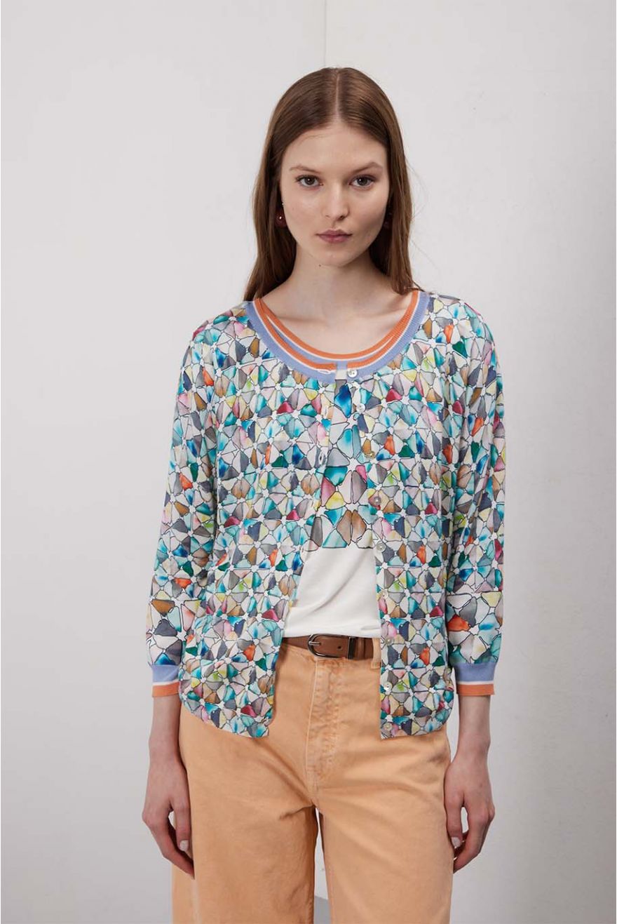 Twin set double use con stampa Graphic