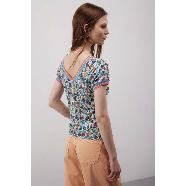 Twin set double use con stampa Graphic