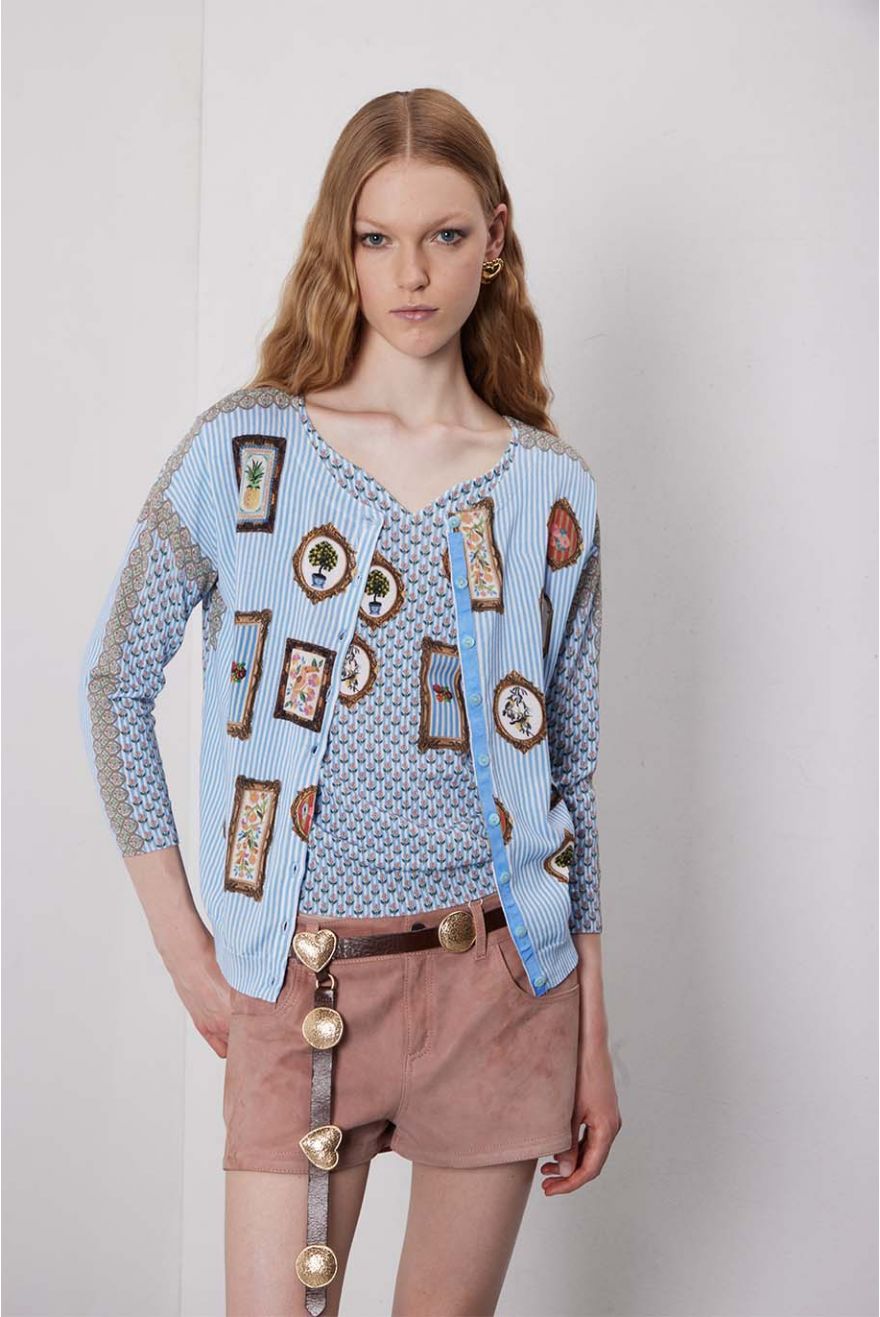 Twin set stampa Country